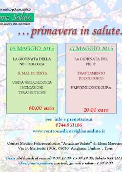 Primavera in Salute, visite agevolate in Umbria